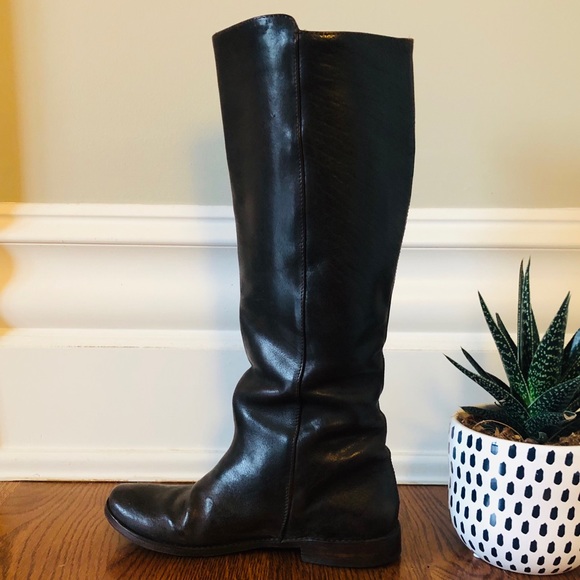 [SOLD] Frye Tall Brown Boots - Picture 4 of 8